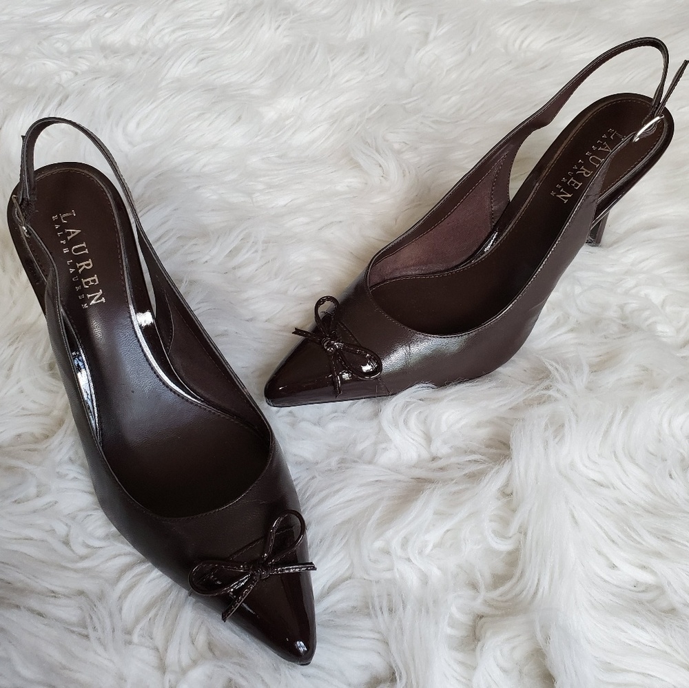 LAUREN RALPH LAUREN Sienna Slingback Pointed Heels